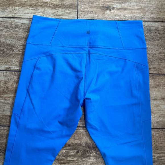Athleta Rainer Tight Leggings Size 2X Blue Reflective Pants NWT! - Picture 11 of 16